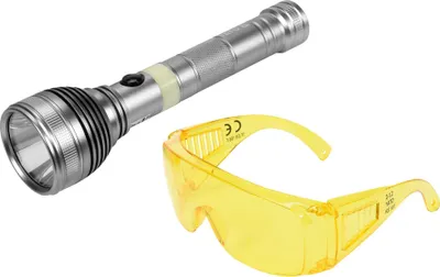 Produktbild von Yato Wiederaufladbare Uv-Taschenlampe 3W + Brille