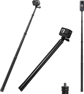 Zdjęcie produktu dla Telesin Carbon Telescopic Selfie Stick 2,7 m do Insta360, GoPro