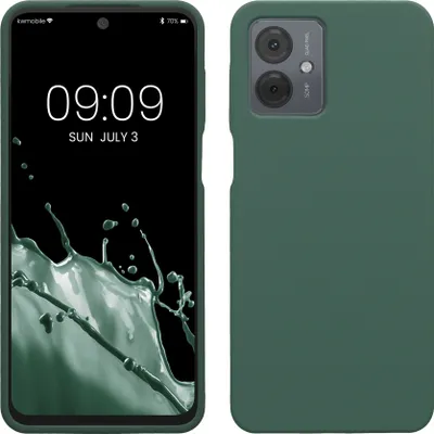 Kwnobile Silikon-Hülle Für OnePlus 13R – Weiches Case, Rutschfest, Mit Kabellosem Laden Kompatibel, Tannengrün