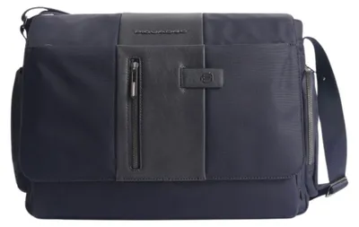 Immagine prodotto di Borsa per laptop Piquadro Ca1592br Unisex Blu Pelle e tessuto