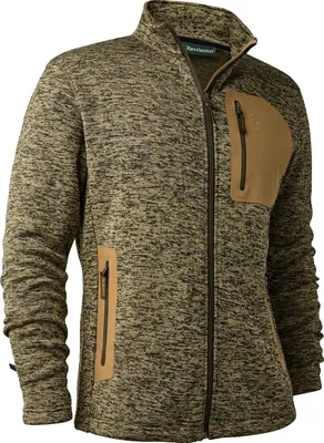 Produktbild von Deerhunter Sarek Strickjacke, Jagd Jacke in drei Farben, Farbe:Butternut melange, Größe:2XL