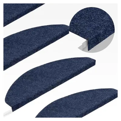 Produktbild von Selbstklebende Stufenmatten 15 Stück 65x22,5x3,5 cm Blau für Treppen, rutschfest