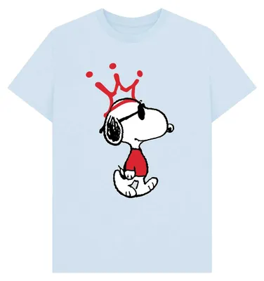 Immagine prodotto di Peanuts - Maglietta unisex uomo/donna PN2270 (XL) (azzurro)