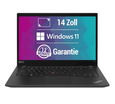 Produktbild von Lenovo ThinkPad T14s Gen 1 - 14 Zoll Full HD Laptop Intel Core i5-10310U - 8GB RAM 256GB SSD - Windows 11 Pro