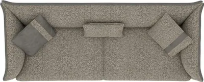 Produktbild von Sofa Dreisitzer Couch Grau Möbel Polstermöbel Wohnzimmer Einrichtung Neu