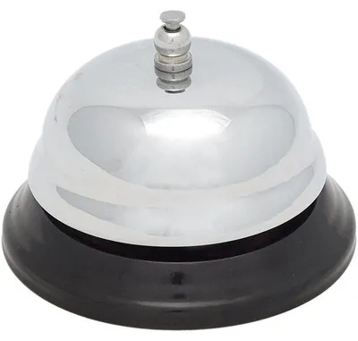 Produktbild von Rezeptionsklingel, verchromt, Ø 85 mm, Höhe 60 mm