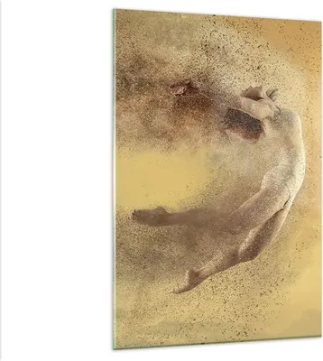 Produktbild von Bilder auf glas - Einteilig - Frau Abstraktion - 80x120cm - Glasbilder - Wandbilder - Bilder - zum Aufhängen bereit - Wanddekoration aus Glas - Glas Bilder - Wandbild auf Glas - GPA80x120-4061