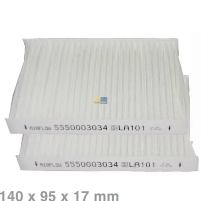 Produktbild von BOSCH Luftfilter 00481723 Pollenfilter für Trockner 2Stk