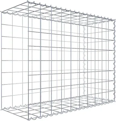 Produktbild von Anbaugabione Typ 2 100 cm x 80 cm x 40 cm (L x H x T), Maschenweite 10 cm x 10 cm, Spirale