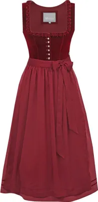 Produktbild von Dirndl Cherry Chante 65cm Länge weinrot 42