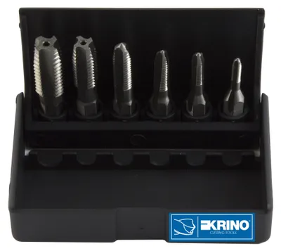 6er Set HSS-Metallbohrer, 1/4-Zoll-Sechskantschaft, für Stahl