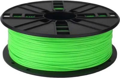 Obrázek produktu pro Filamentcassette PLA fluorrescent grün 1.75mm 1kg schmale S.
