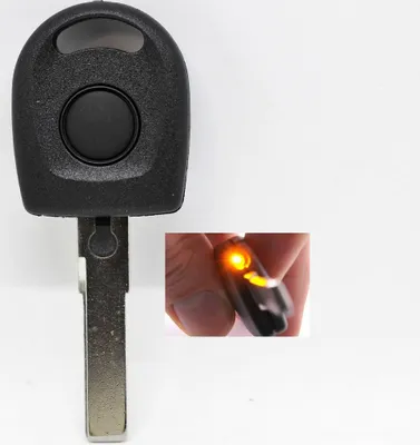 Produktbild von Auto Schlüssel Funk Fernbedienung 1x Gehäuse + 1x Knopfzelle + 1x LED + 1x Rohling HAA kompatibel mit VW SEAT Skoda