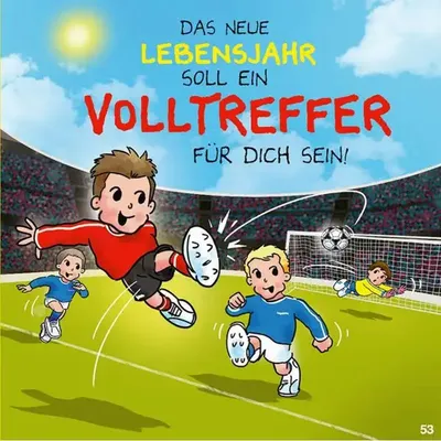 Produktbild von Geburtstagskarte mit Musik-Das neue Lebensjahr soll ein Volltreffer