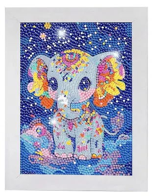 Produktbild von DIY 5D Diamant Malerei Set Mosaik Tiermotiv 18x23cm, KI-generiertes Bild