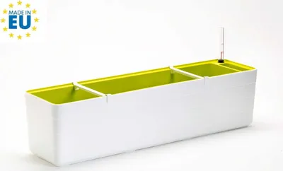 Produktbild von Balkonkasten - 13L - Selbstdünger - 80Cm - Weiß/Grün Breberis