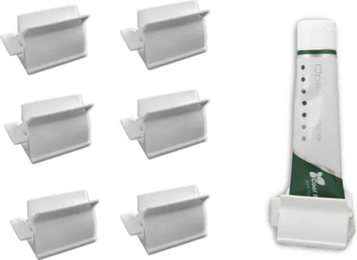 Produktbild von Tubenboy Tubenquetscher 6er Set, Universal Tubenhalter mit Quetschfunktion