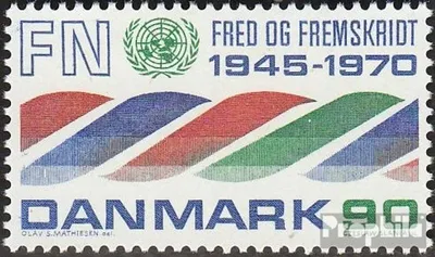 Produktbild von Briefmarken Dänemark 1970 Mi 505 (kompl.Ausg.) gestempelt Vereinte Nationen