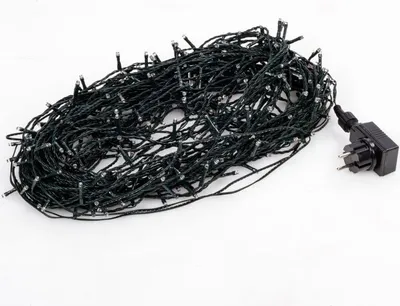 Obrázek produktu pro VOLTRONIC Vánoční řetěz 10 m, 100 LED, studeně bílý, ovladač