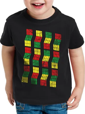 Produktbild von style3 Sheldon Cubes Kinder T-Shirt