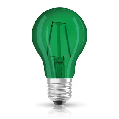 Produktbild von Osram LED STAR Deco Classic Grün 1.6 W/7500K E27 (ersetzt 15 Watt)