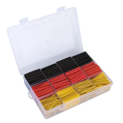 Produktbild von Tepelně smrštitelné trubky, sada smrštitelných trubek, tepelně smrštitelný drátěný obal, smrštitelná trubka, drátěný obal, sada smrštitelných trubek
