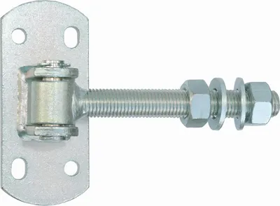 Produktbild von Torangel einstellbar M16 Anschraubplatte 115 x50x5mm Torbänder Torscharnier