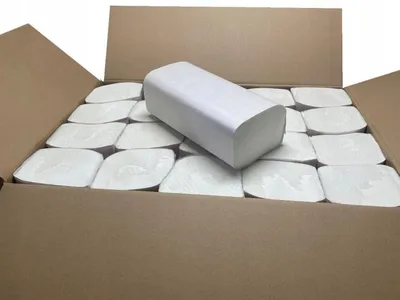 Produktbild von 3200 Blatt ZZ-Falz Papierhandtücher, 2-lagig, 25 x 21 cm