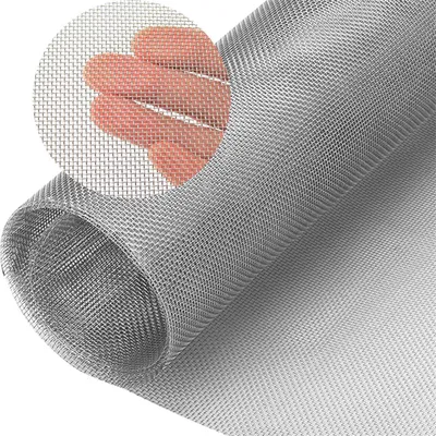 Drahtgitterrolle 20 Mesh, Edelstahl, 30x120 cm, feinmaschig
