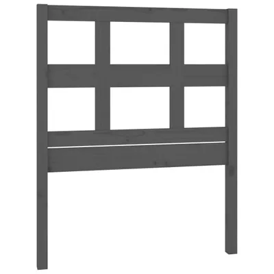 Immagine prodotto di vidaXL Testiera grigia 80,5x4x100 cm in legno di pino massiccio