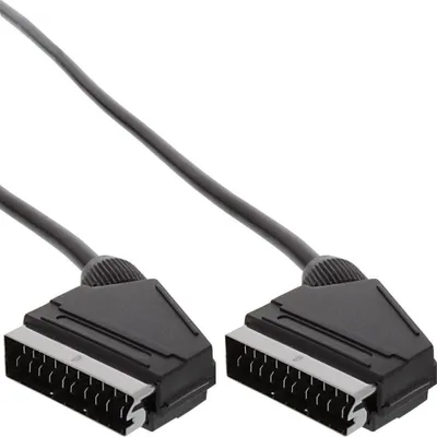 Immagine prodotto di InLine® 89975 Scart Anschlusskabel, Stecker / Stecker, 5m