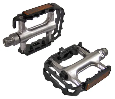 Produktbild von VP MTB Pedale Mountainbike Aluminium CroMo Achse gedichtet inkl. Reflektoren