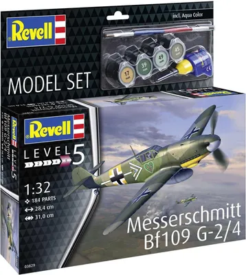 Produktbild von ModelSet Flugzeug 63829 - Messerschmitt Bf109 G-2/4 (1:32)