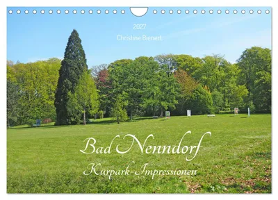 Produktbild von Bad Nenndorf, Kurpark-Impressionen (Wandkalender 2027 DIN A4 quer), CALVENDO Monatskalender