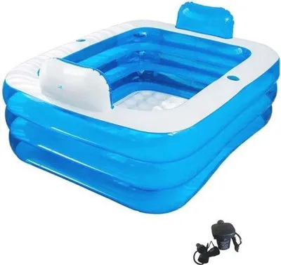Produktbild von Faltbare tragbare Badewanne für Erwachsene - ideal für Warm-/Eisbäder