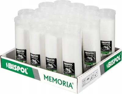 Zdjęcie produktu dla Wkłady do zniczy parafinowe BISPOL P280 75H 20szt.