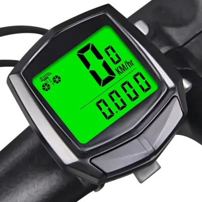 Zdjęcie produktu dla Licznik prędkości do roweru, licznik prędkości do roweru, licznik kilometrów do roweru z wyświetlaczem LCD, precyzyjny