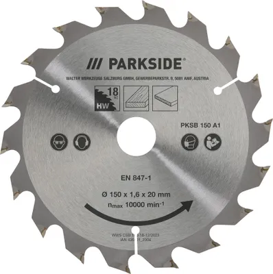 Produktbild von PARKSIDE® Handkreissägeblatt 150 mm (18 Zähne)