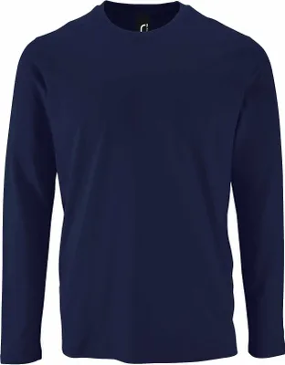 Image de SOLS T-Shirt Impérial Homme, manches longues PC2905 (S) (Bleu marine)
