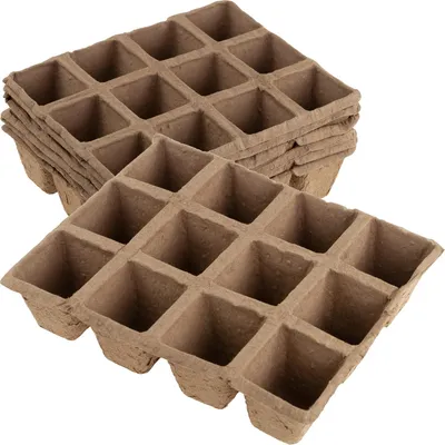 Produktbild von Torf Töpfe Für Sämlinge Sämlinge 6 Schalen 72Pcs