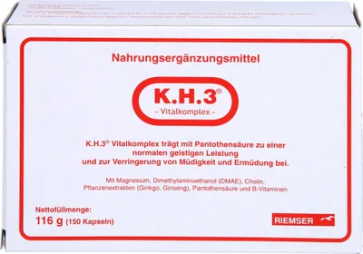 Obrázok produktu pre K.H.3 Vitalkomplex kapsuly, 150 kapsúl