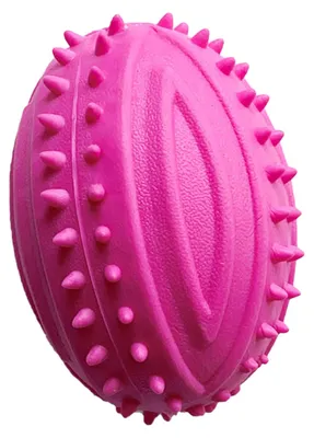 Produktbild von Hunde-Rugbyball-Spielzeug, bissfest, Zähneknirschen, TPR, interaktives Kauen für kleine Hunde, Welpen