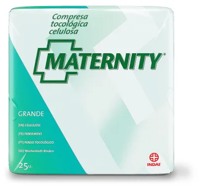 Zdjęcie produktu dla Indasec Maternity Gande Anatomiczny kompres celulozowy 25 U