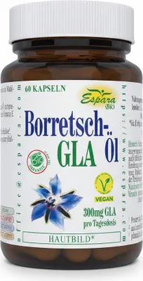 Produktbild von Espara Borretsch-Öl Kapseln, 60 Stück, mit GLA
