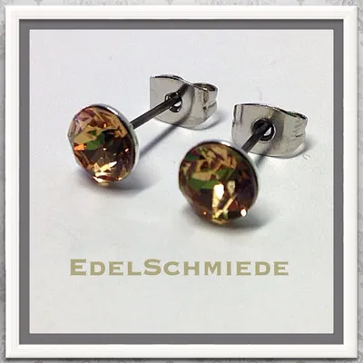 Produktbild von Edelschmiede925 Ohrstecker Modeschmuck (Stift = Titan) m Swarovski