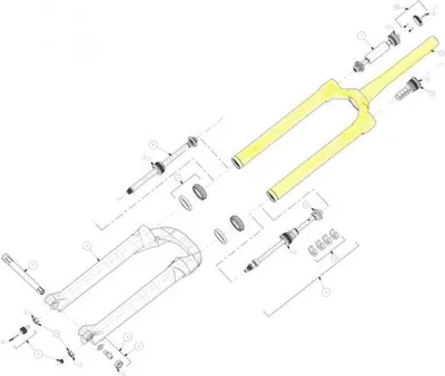 Produktbild von Manitou Standrohreinheit Mattoc Comp 27,5" Schwarz - Ersatz für aktuelle Gene....
