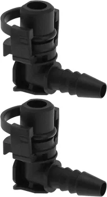Zdjęcie produktu dla Części samochodowe - Złącze do rury grzewczej - Konektor - 36,5 x 30,1 mm - czarny - 2 sztuki