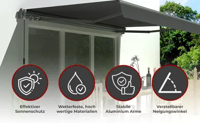 Produktbild von Markise Sunset anthrazit 2,95x2 m