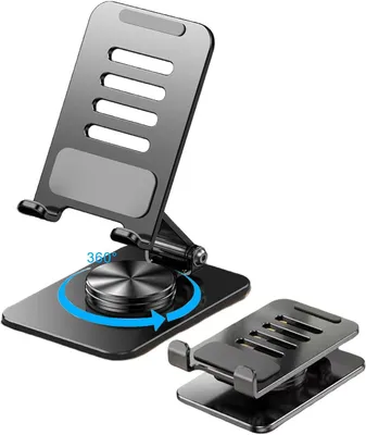 Produktbild von Handyhalterung, 360° drehbar, faltbar, für Smartphones 4-8 Zoll, für Zuhause