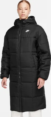 Produktbild von Nike W Nsw Tf Thrmr Clsc Parka Black/White Xs